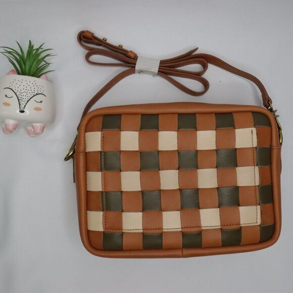 New!‎ Madewell  Large Woven Transport Camera Bag Woven - Picture 4 of 16
